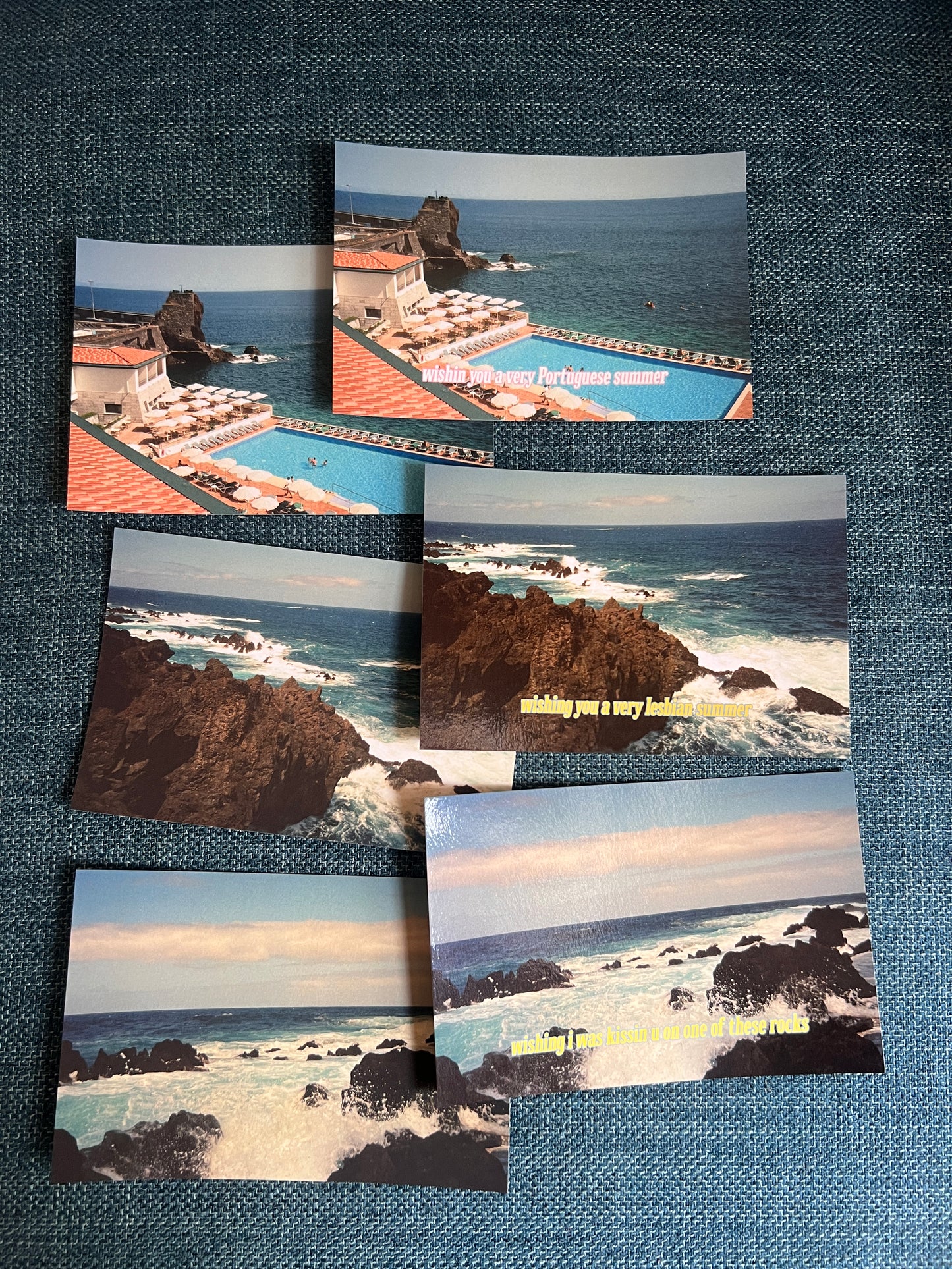 European Summer Full Postcard Set | 6-pack