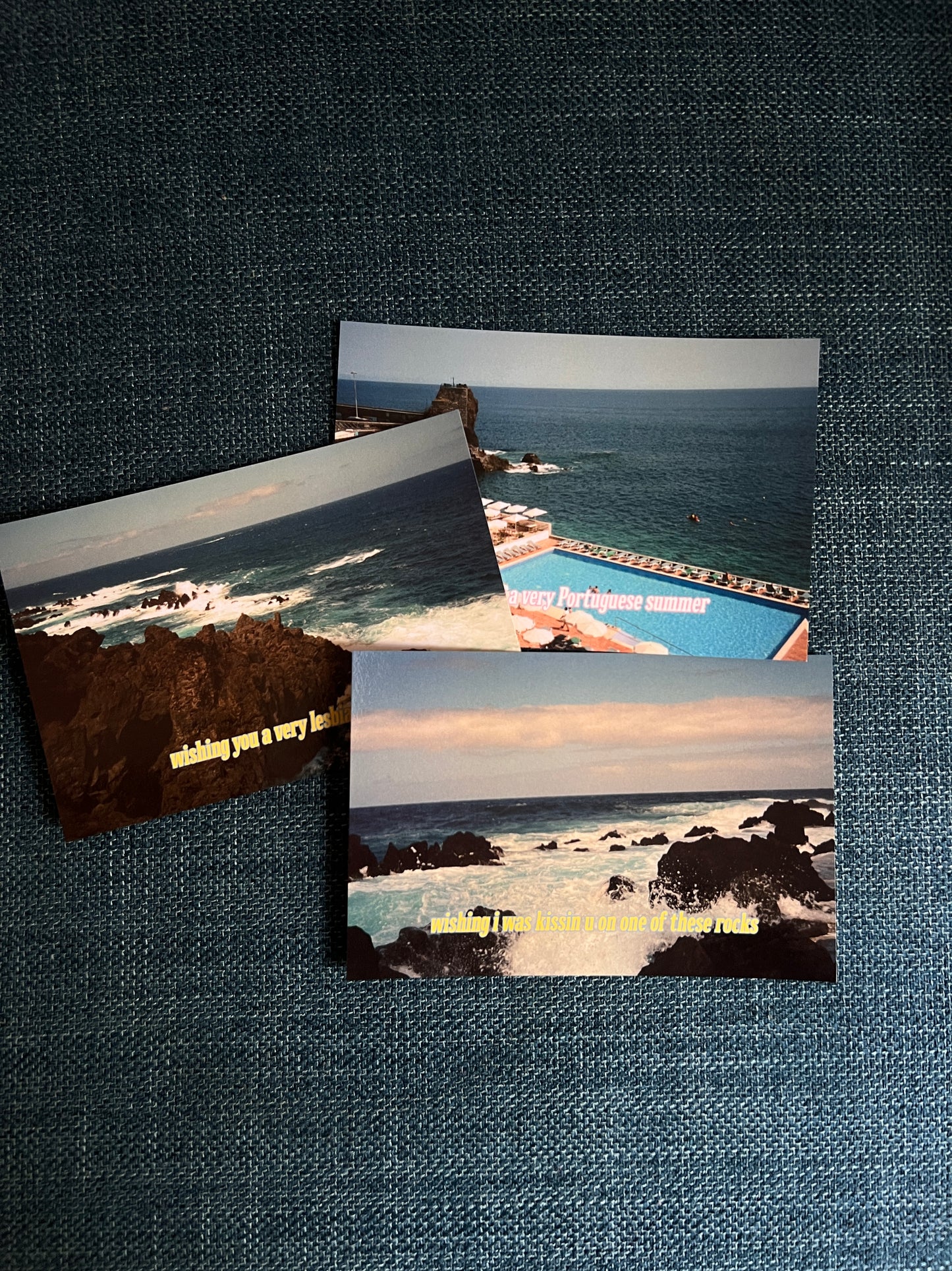 Witty European Ocean Landscape Caption Pack | 3-pack