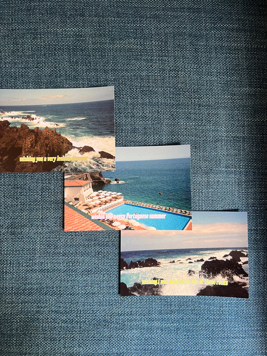 Witty European Ocean Landscape Caption Pack | 3-pack