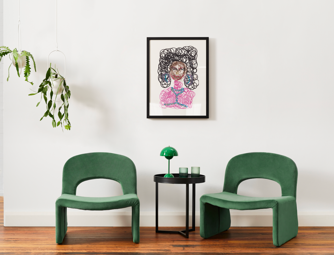 Betty Bazaar — Abstract Portrait Digital Download