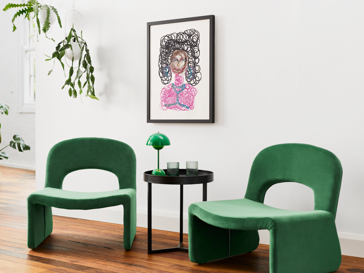 Betty Bazaar — Abstract Portrait Digital Download